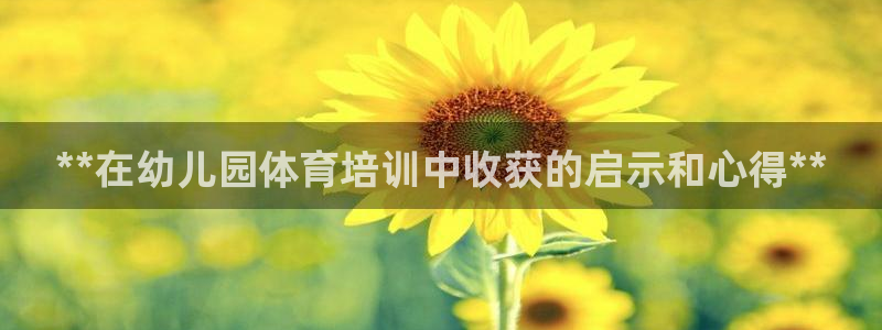 焦点娱乐软件版本下载：**在幼儿园体育培训中收获的启