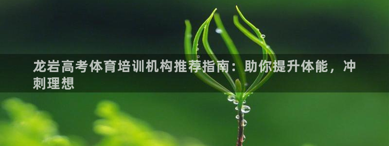 焦点娱乐无法提现：龙岩高考体育培训机构推荐指南：助你