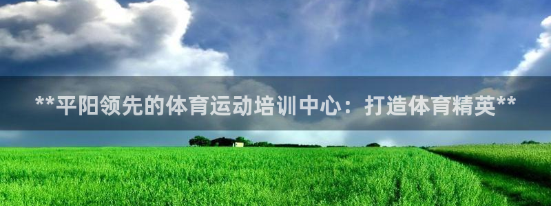 焦点娱乐公司是干嘛的：**平阳领先的体育运动培训中心