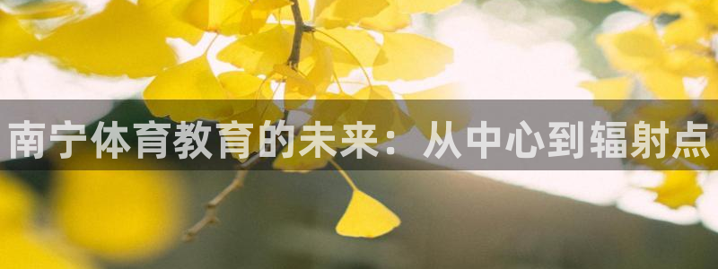 焦点娱乐如何注册账号登录：南宁体育教育的未来：从中心